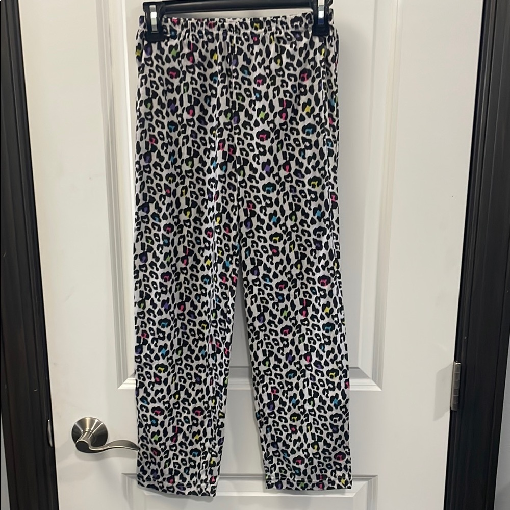 Colorful Leopard Print Pajama Pants